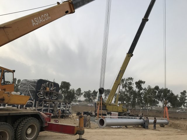 Highest Dual Billboard on Unipole Installed at Eighteen Islamabad